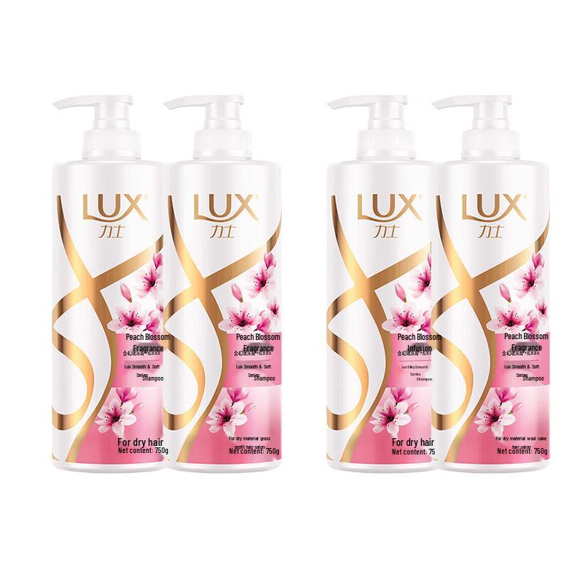 Lux Spring Peach Blossom Fragrance Shampoo 4-Pack