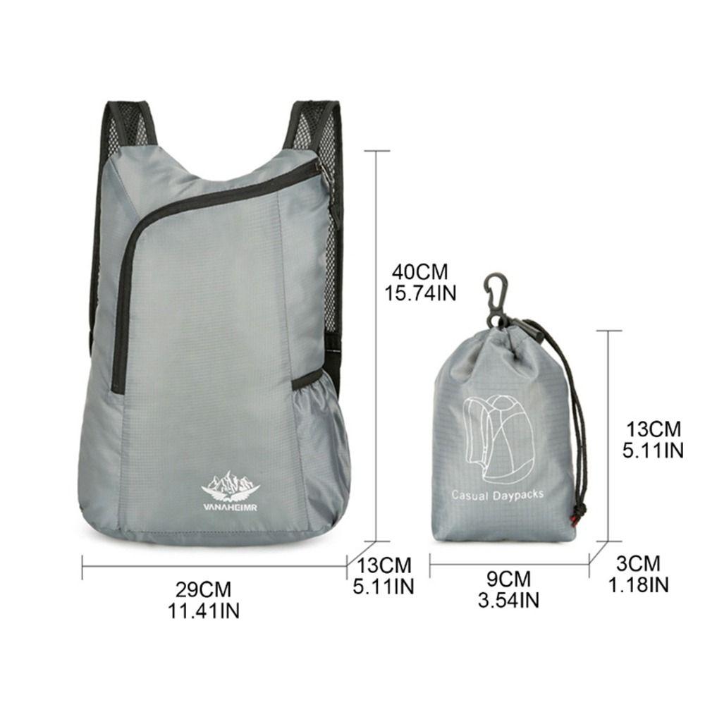 Portable Sport Bag Lightweight Shoulders Bag Outdoor Backpack Foldable Backpack Hiking Daypack
