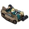 PLATZ Girls' Last Tour Kettenkrad with Chito & Yuri Figure Set (2 Figures) 1/35 Scale Plastic Model GLT-01