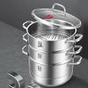 Kangbach 3-Layer 30cm Stainless Steel Steamer & Soup Pot