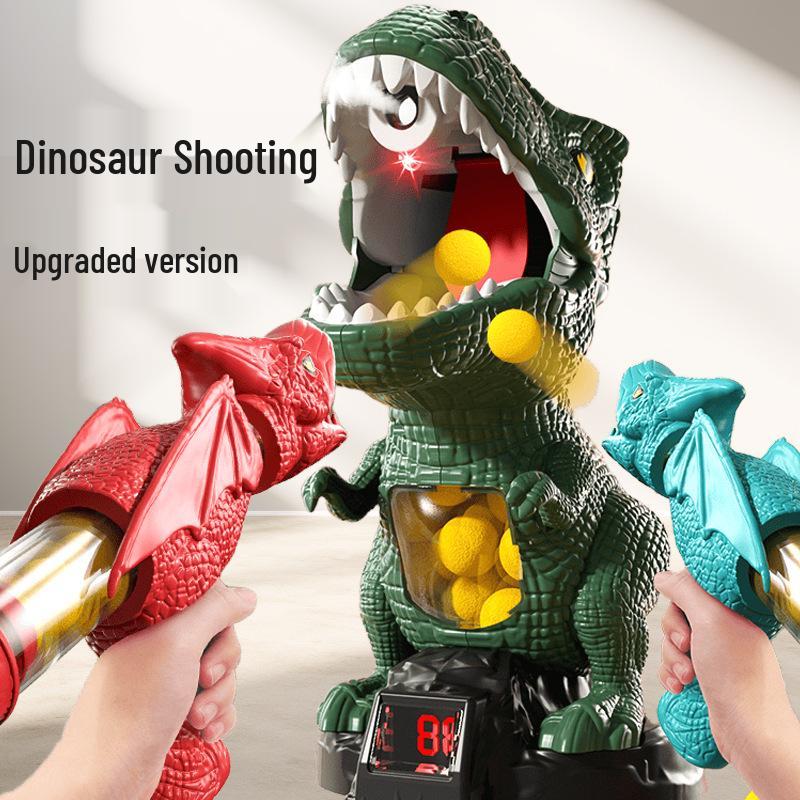 New Hot-Selling Air-Powered Soft Bullet Dinosaur Toy Gun - Tyrannosaurus Rex Design Inspired by Douyin