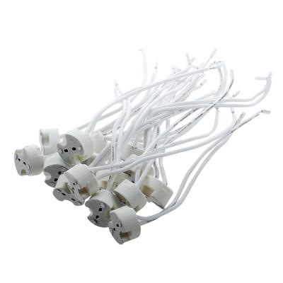 A84E- 15 Pcs White MR16 GU5.3 Base Socket LED Light Lamp Holder