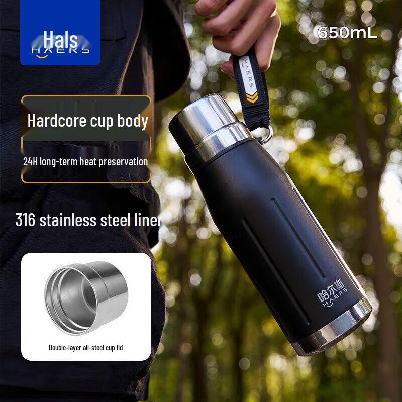Haers Journey 316 Stainless Steel Bullet Thermos Bottle