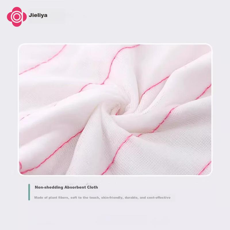Jieliya Dishwashing Cloths 30*30cm*5 Pieces Soft Cleaning Cloths Absorbent 8-Layer Fiber Cloths