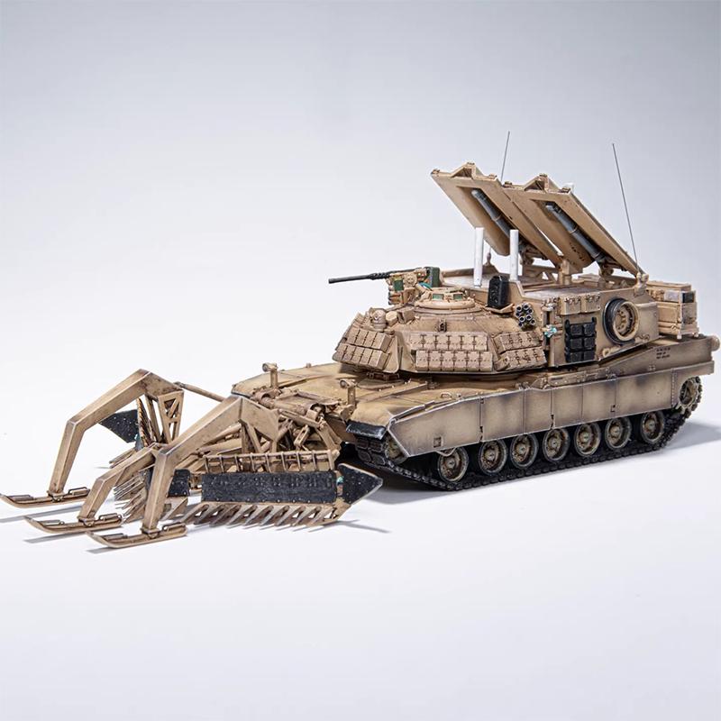 

AM 1/72 Scale M1ABV Assault Breaching Vehicle M1150 Mine-Rescue Tank Heavy Engineer Combat Vehicle Simulation Resin Model