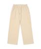 Sseochi410 Velour Waffle Wide Pants Light Beige