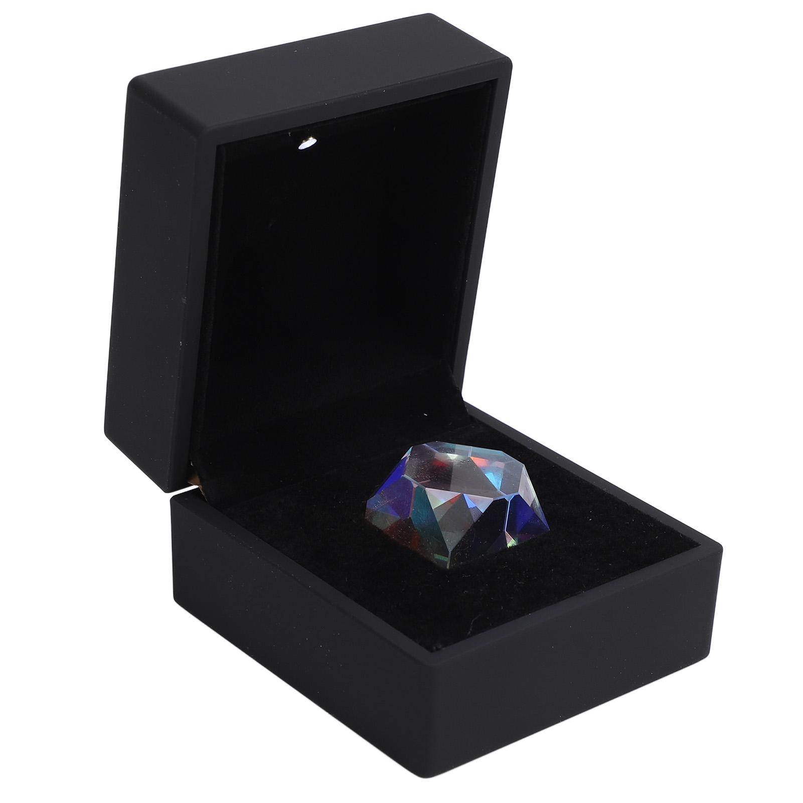 

Color Cube Prism 20mm K9 Optical Crystal Glass Polyhedron RGB Dispersion Prism for Physics Teaching Art Decor