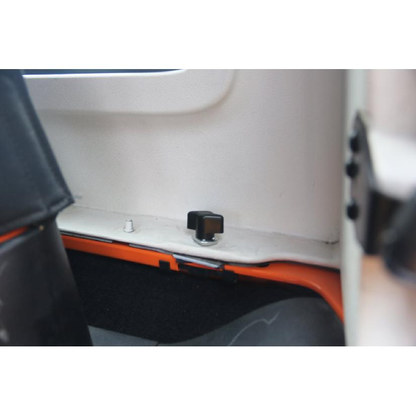 Hardtop Quick Removal Thumb Screws Nut Washer Tie-Down D-Rings Compatible With Jeep Wrangler JK YJ TJ JKU Black