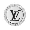 Logo Messing Oorbellen Mannen oorbellen Zilver M02246