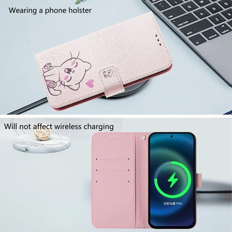Flipové kožené pouzdro pro Xiaomi Redmi 14C 13C 12C 10C 10A 14R s malovaným vzorem, peněženkové pouzdro pro Xiaomi Redmi 13 12 10 5G pouzdro na telefon