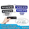 Adesivo Emblema de Grade Frontal de Carro 3D Letras Azul Preto Decoração Para XC60 XC90 S60 S80 V60 C70 S40 C30