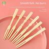 ZISIZ Disposable Bamboo Fruit Forks