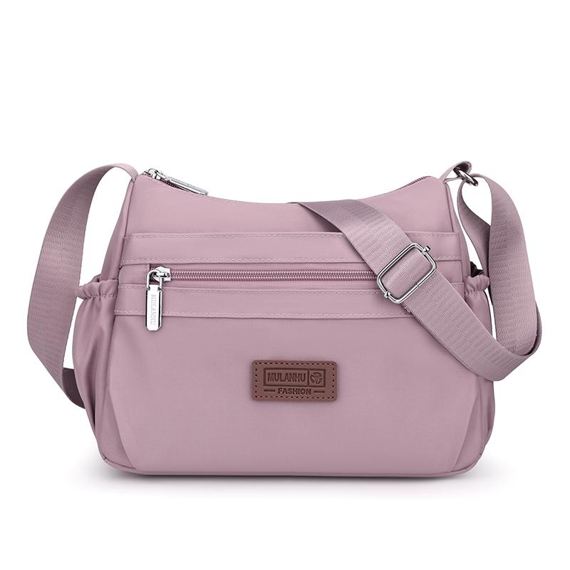 Malá čtvercová taška Mateřská taška Dámská taška Vícevrstvá Lehká Velkokapacitní Taška přes rameno a crossbody