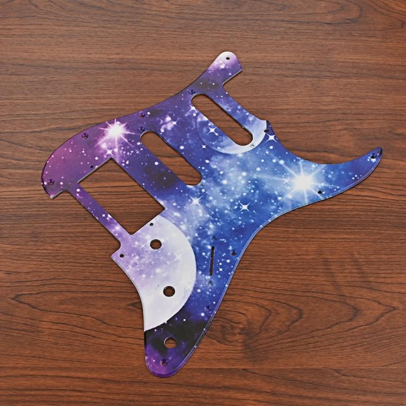 3 Ply 11 Holes Guitar Bass Pickguard Scratch Plate Pick Guards for 4 String Standard Bass Guitar Musical Instrument Part