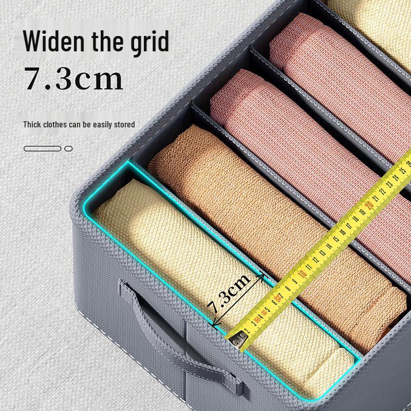 Large Capacity Layered Clothing Organizer for Wardrobes