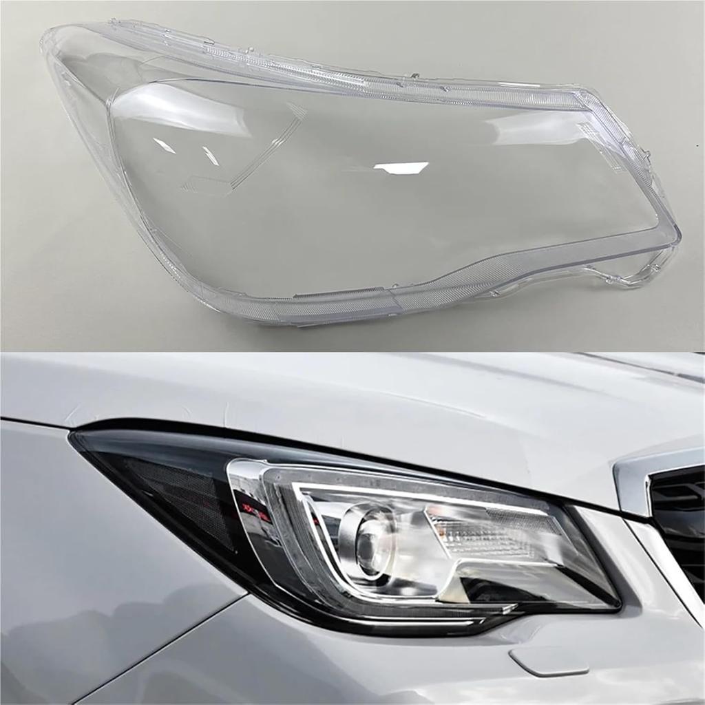 Compatible for Subaru Forester 2013 2014 2015 Headlamp Cover Headlight Shell Transparent Lens Plexiglass Replace Original Lampshade(Left)