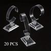 12/20pcs Watch Display Stand Holder Clear Plastic Round Transparent Bracelet Stand Multipurpose Tabletop Watch Jewelry Organizer