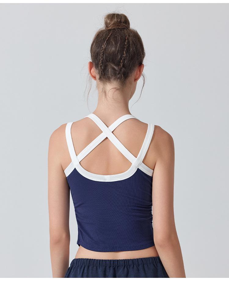 New Halter Cross-Strap Crop Top: Short, Sexy, Sweet, and Spicy for Outer or Inner Wear, Perfect As a Base Layer, Beautiful Back, Yoga, and Sports Bra.