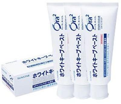 Sunstar Aura Two White Keep Paste 70g X 3 Quasi-drugs