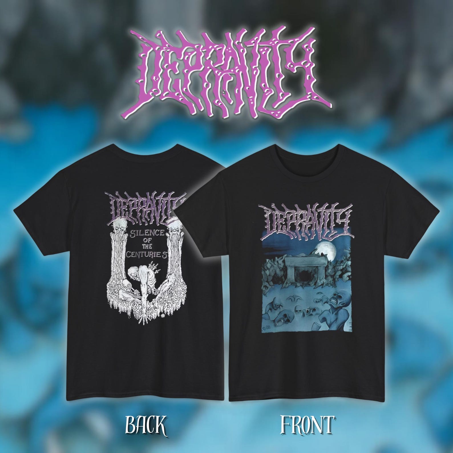 Depravity - Silence Of The Centuries | Gildan Heavy Cotton Tee | Size- S, M, L, XL, 2-3 XL S