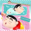 1 Piece  Crayon Shin-Chan Pat On The Head Lamp Toy With Light Ornament Anime Figure Model Small Night Light Toys