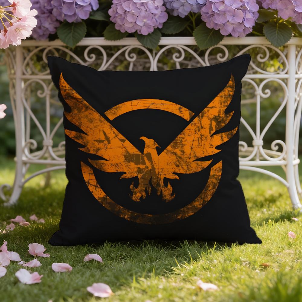 Tom GameClancy's The D-Division 2 Cushion Cover Home & Car Dual-Scene Pillow Cover: Reversible for Premium Comfort
