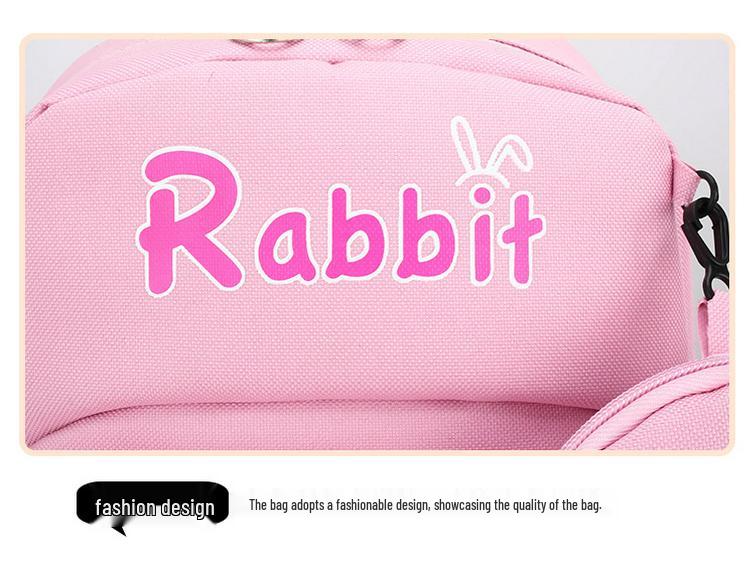 Children's Cartoon Backpack with Coin Purse and Spine Protection