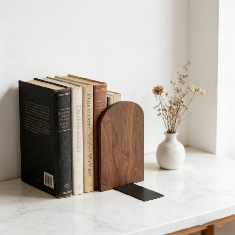 Books Holders Table Picture Album Holders for Displaying Books Wooden Books Stand, Elegant Design Bookends Bookshelfs