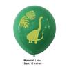 1 Set 12 Zoll Emulsion Dinosaurier Ballon Set Happy Festival Geburtstagsballons Kit für Zuhause