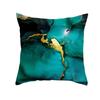 Nuova Copricuscino Stampa Linee Oro Marmo Nordico Copricuscino Decorativo Arte Astratta Acquerello Moderno Cuscini Decorativi per Divano Sedia