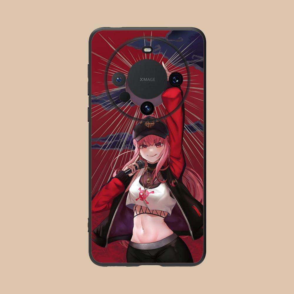 Holo Mori Calliope Matte TPU Mobile Phone Case for Huawei Mate 60 50 40 30 20 10 Pro Plus Lite E 5G Colorful Printing Cover