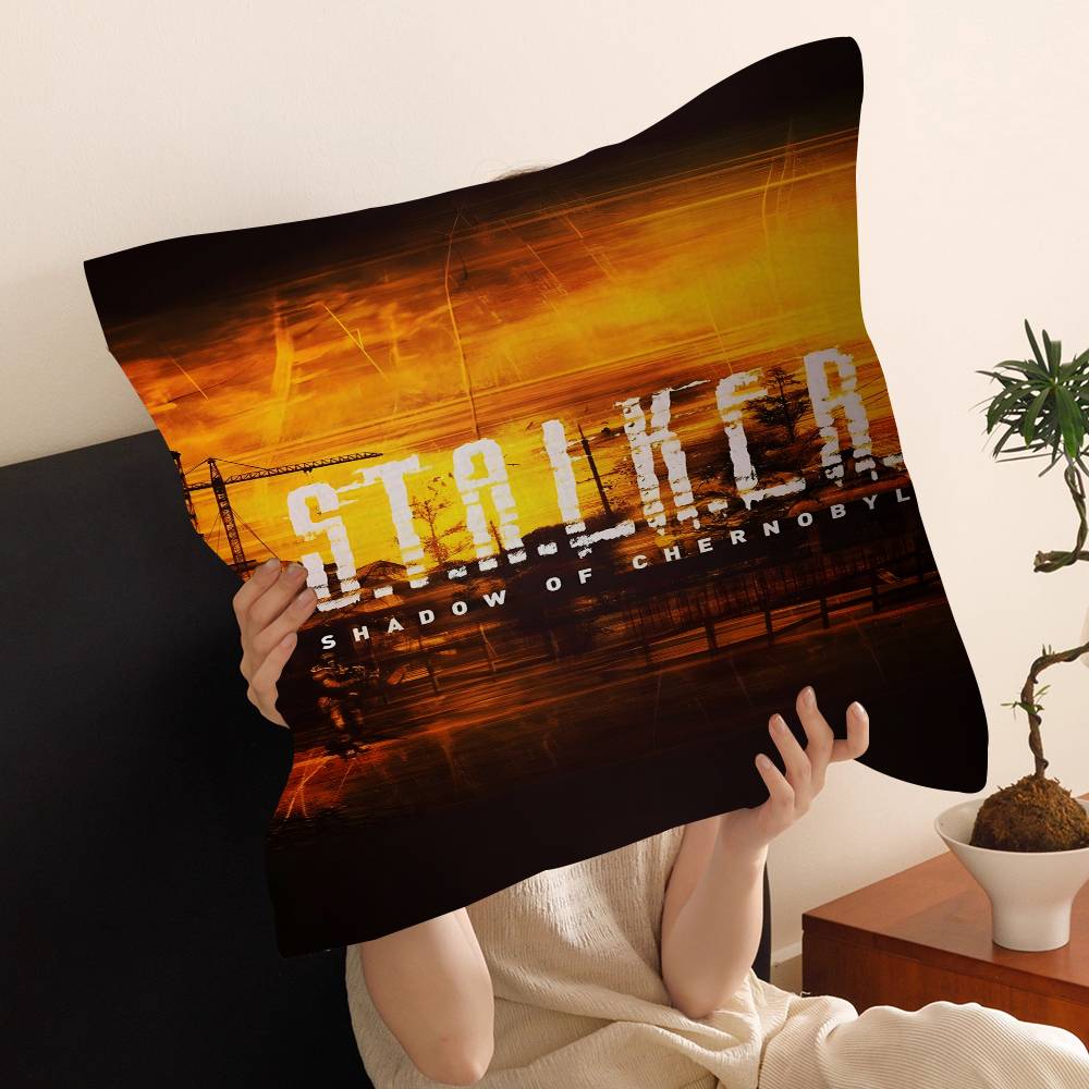 

STALKER Heart of CChornoby Cushion Cover Pillow Cover Decor Pillowcase Printed Cushion Case for Couch 30x30 cm