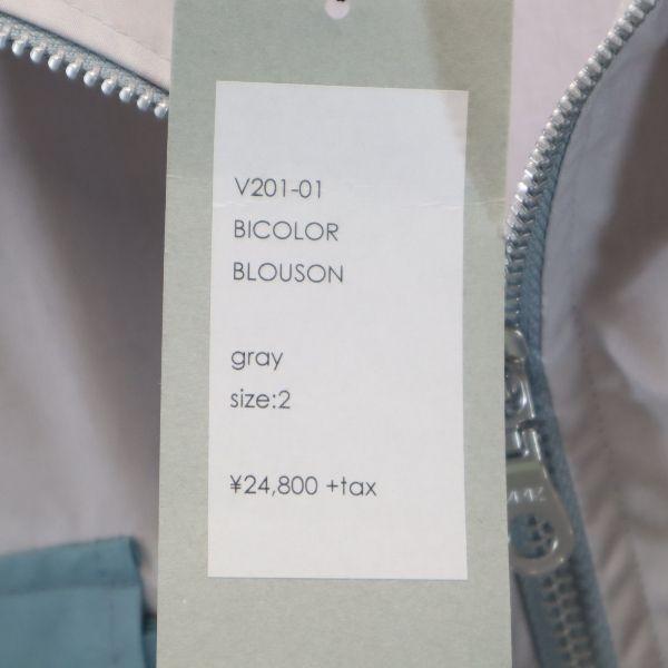 unused VAST222 20ss made in Japan By color Blouson 2 Gray x blue Jacket Men's Used