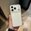 Lätt genomskinligt mjukt skal med integrerade knappar för Apple 17/16/15/14/13 Pro Max