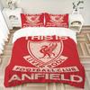3Pcs Anfield Liverpool'S Home Football Bedding Sets For All Sizes New 3D Printed Bed Cover Comforter Duvet Cover Pillowcase Bedroom Decoration
