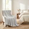 Soft Fleece Throw Blanket Sofa Bed Office Nap Lightweight Warm All Season Use