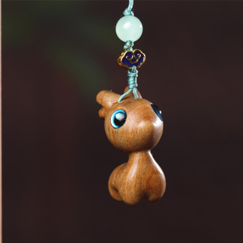 Niedlicher Reh-Haustieranhänger: Entzückendes Auto-Hängeaccessoire & Schlüsselanhänger-Geschenk