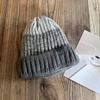 Color Fashionable Blocked Thick Warm Men Knitted Hat For Winter Wind Resistance