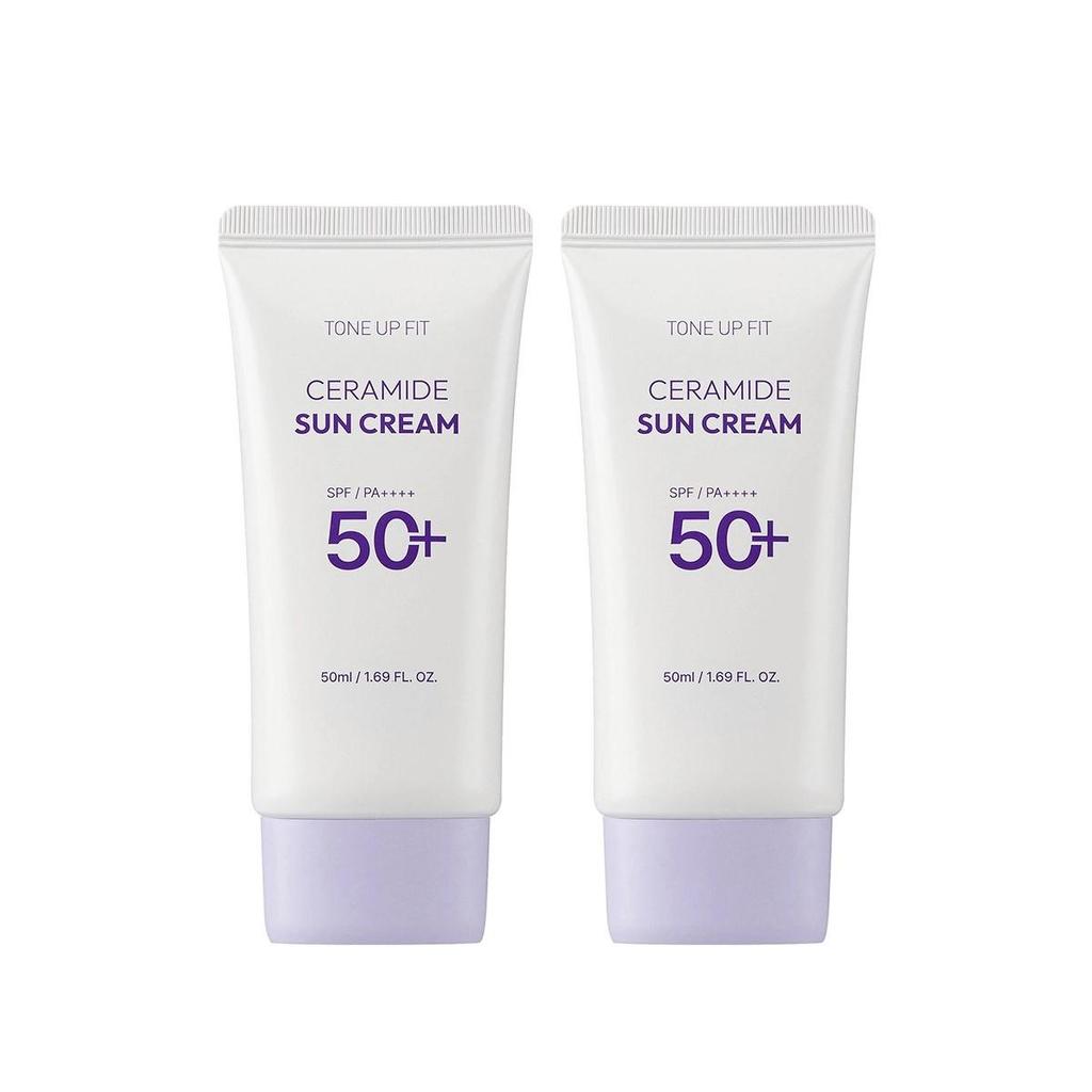 Charmzone Tone-Up Fit Ceramide Sun Cream 50ml x 2