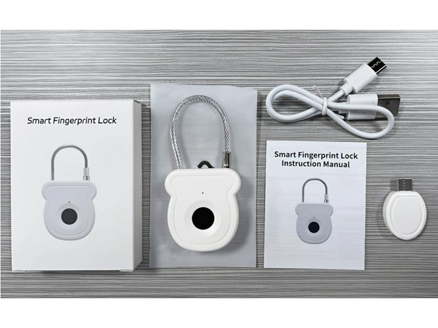Smart Fingerprint Padlock for Secure Storage & Travel