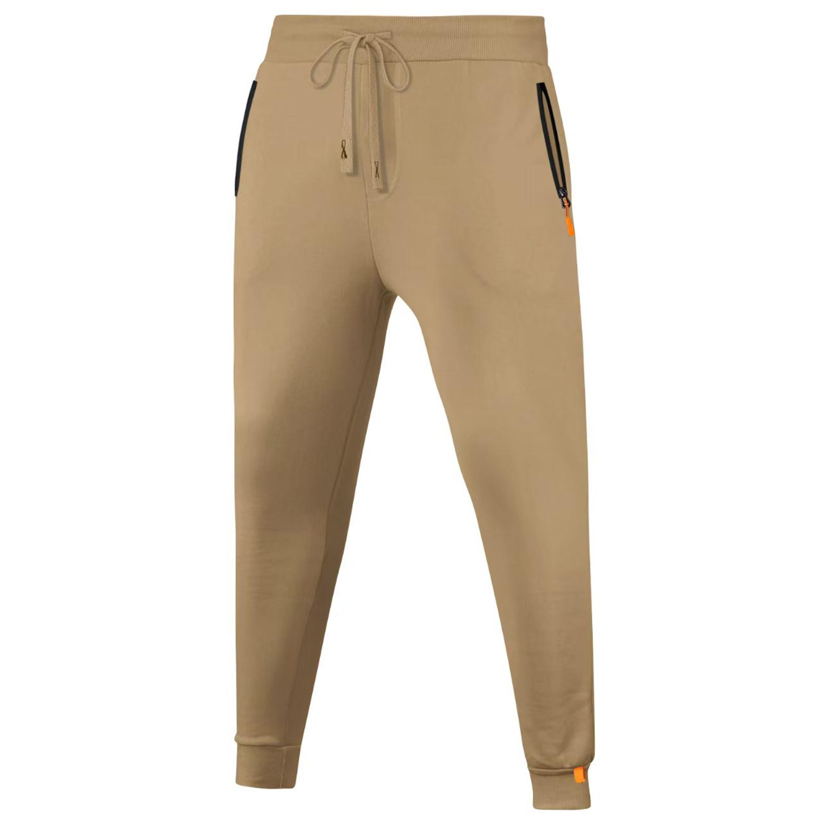 

Мужские повседневные брюки карго, спортивные джоггеры, эластичные спортивные штаны, повседневные брюки для хайкинга с множеством карманов XL верблюд