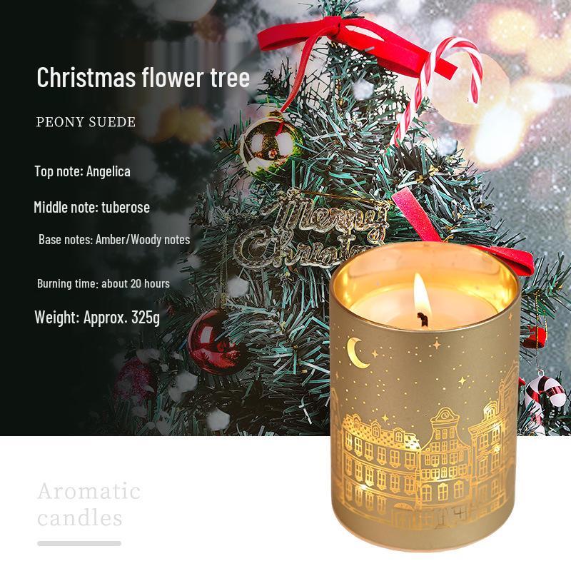 Luminous Scented Candle - Christmas Aroma Ornament for Home & Bedroom