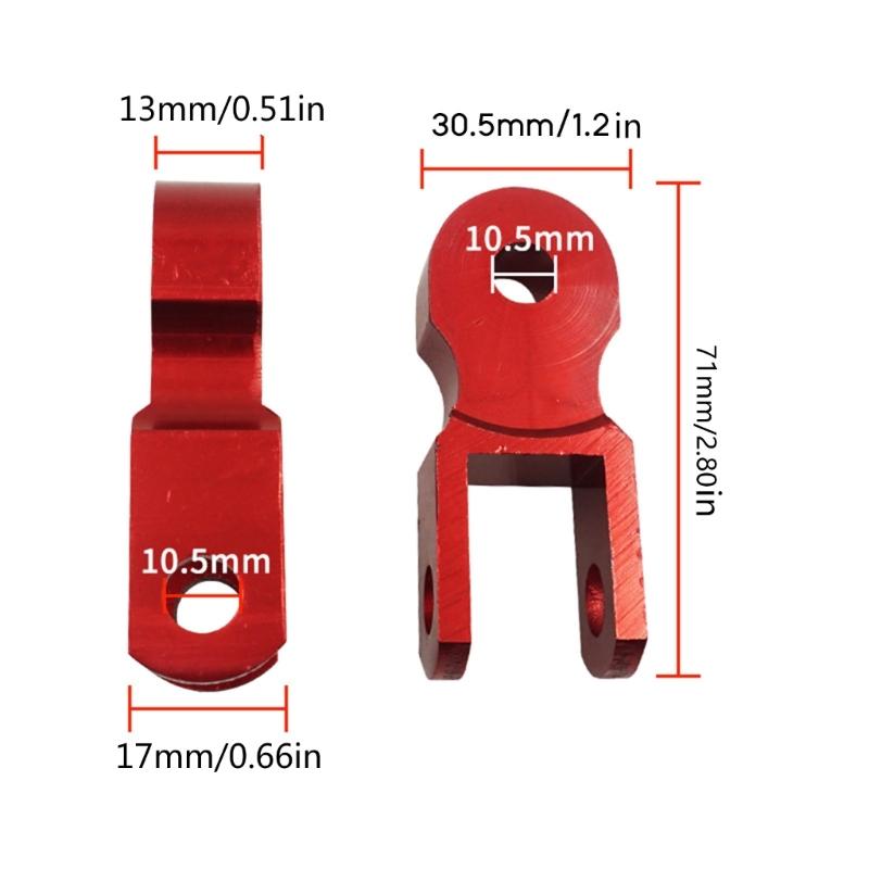 Pachet de 2 amortizor spate pentru motociclete, extensie de înălțime, aliaj de aluminiu, ușoară pentru Pit Dirt Bike ATV Quad