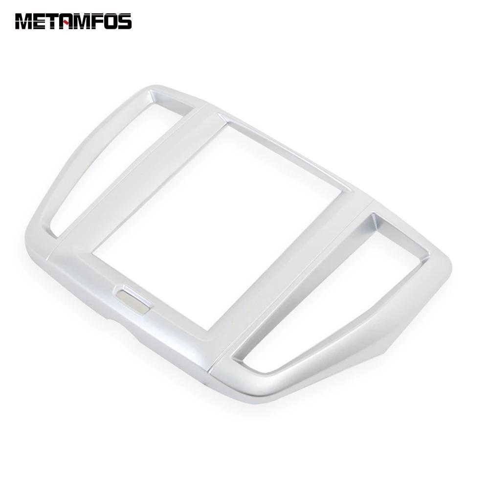 Center Console Air Condition Vent Outlet Trim Navigation Frame For Volvo XC60 XC 60 2017- 2024 Carbon Fiber Car Accessories