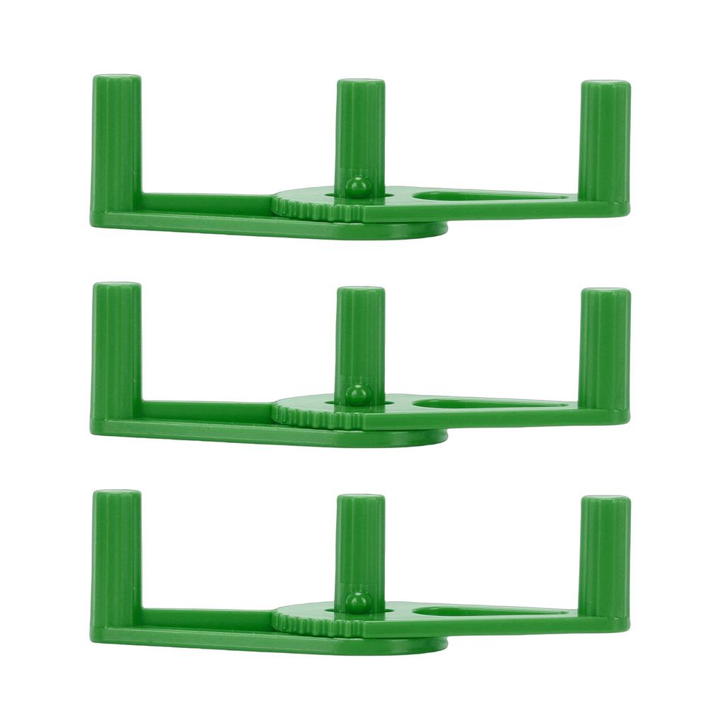 20PCS Adjustable Plant Clips 360 Degree Plastic Plant Branch Stem Bender Training Clips Green