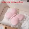 Elegant Butterfly Lumbar Pillow With Plush Cover For Bedroom And Living Room Decor