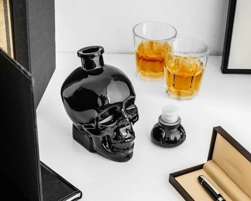 Karafka Kryształowa Czaszka Whisky Prezent Urodziny 18-99 Faceta Mężczyzny