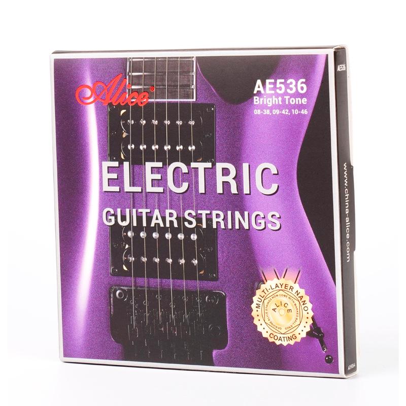 Alice AE536 Nickel-Plated Electric Guitar Strings - SL/XL/L Coated Steel Wire Set