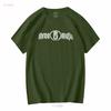 Logo Three 6 Mafia hip hop T-shirt nera Tutte le taglie S 5XL vintage Lavata Traspirante Casual Comoda Maglietta Per Uso Quotidiano
