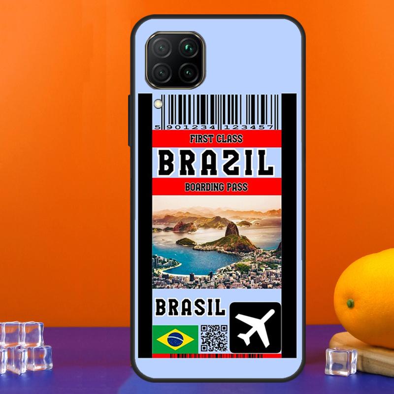 Brazil Passport For Huawei Nova Y90 Y91 Y60 Y70 Y72 Y61 9 10 SE 12i 12s 11i 5T P60 Pro P20 P30 P40 Lite Case
